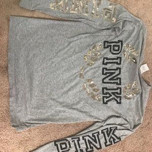 Pink long sleeve shirt